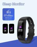 Smart Fitness Tracker with Heart Rate Monitor and Pedometer