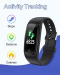 Smart Fitness Tracker with Heart Rate Monitor and Pedometer
