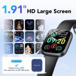 Waterproof Smartwatch with Fitness Tracker & Sports Modes