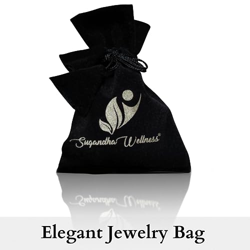 Sugandha Wellness Hematite Crystal Necklace - Protection & Balance