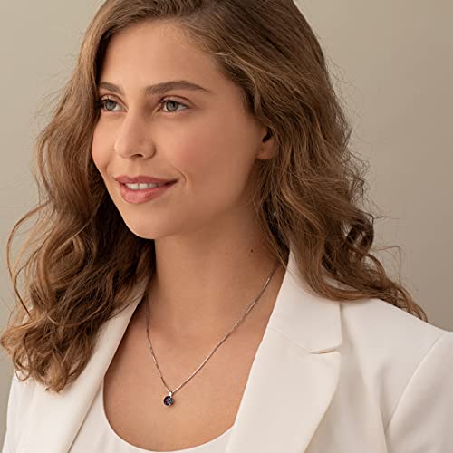 Peora 14K White Gold Color-Changing Alexandrite Pendant