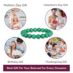 8mm Crystal Vibe Beaded Jade Bracelet - Luck & Wealth