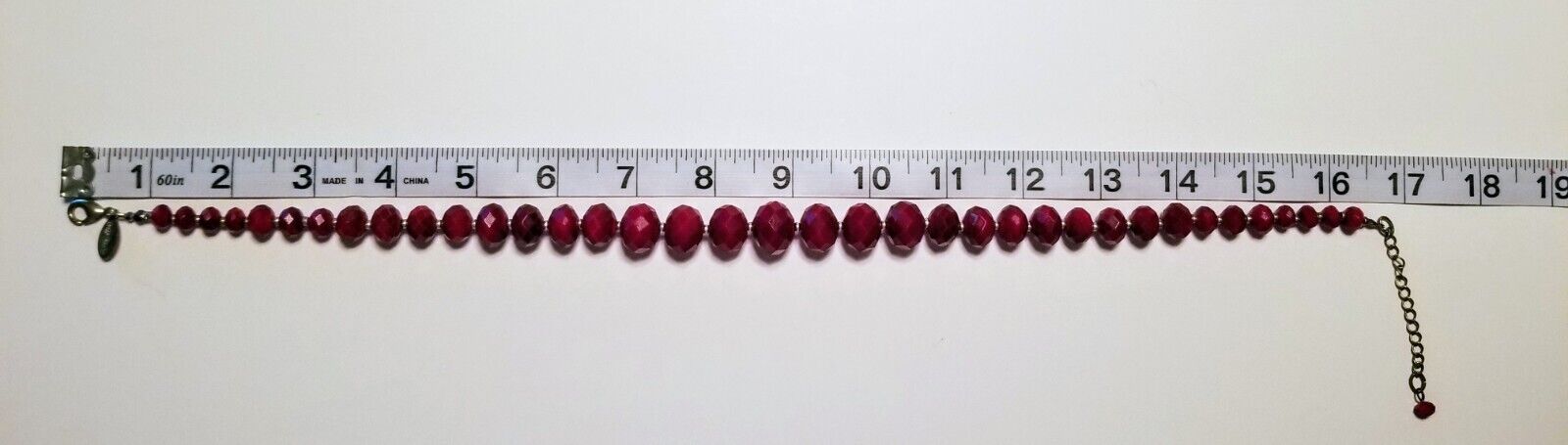 Red Simulated Bead Necklace from White House Black Market