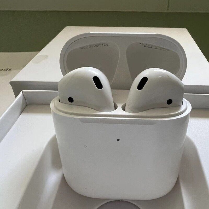 Apple AirPods 2nd Gen Bluetooth Earbuds with Charging Case