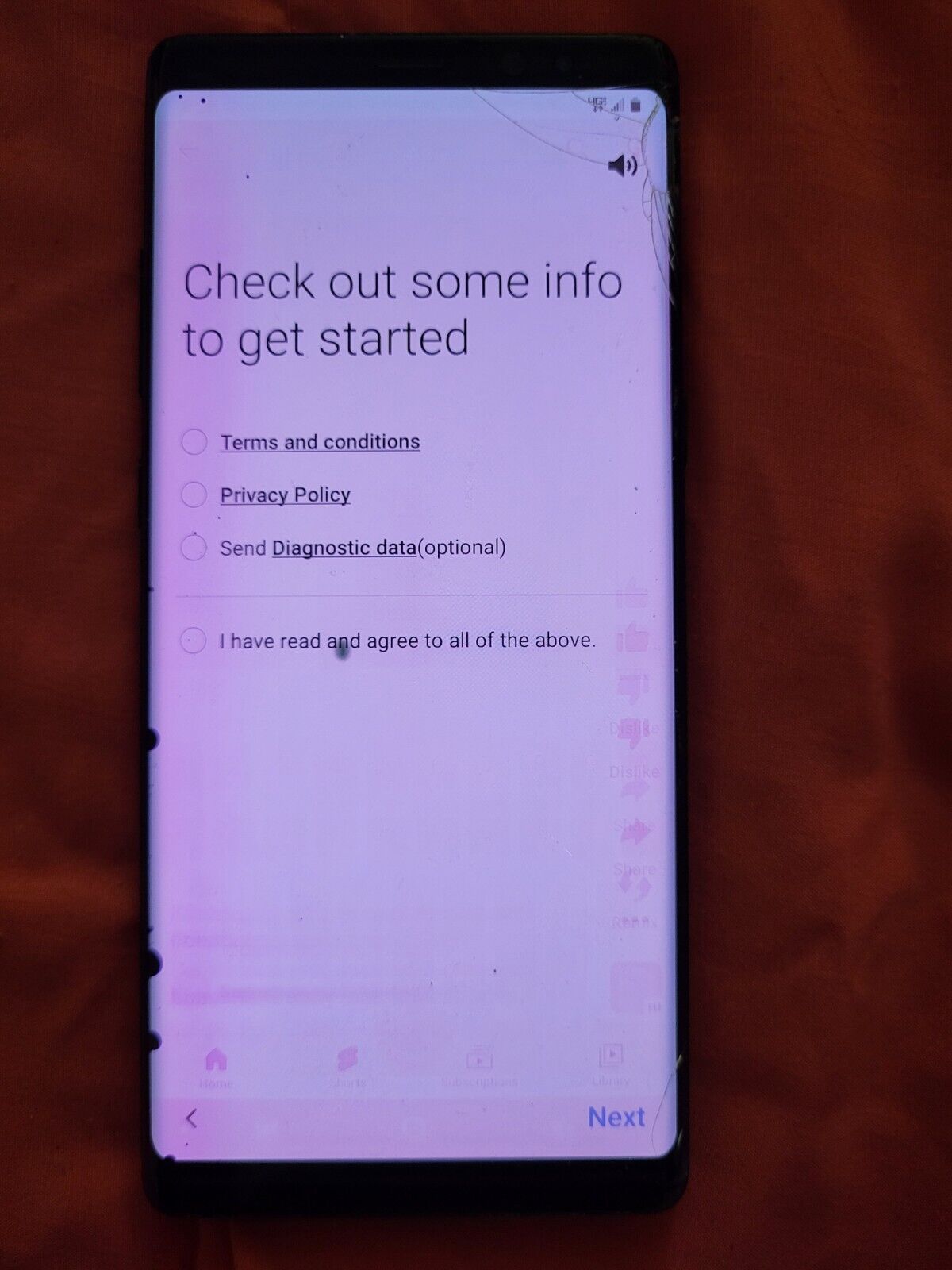 Samsung Galaxy Note8 SM-N950U 64GB Midnight Black Verizon