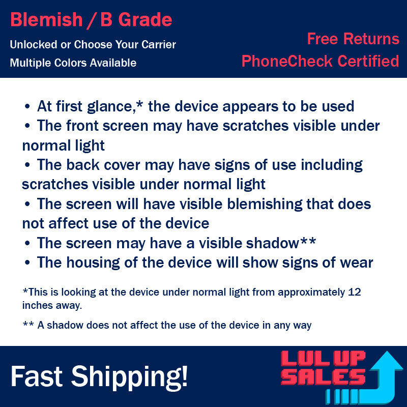 Samsung S20+ Plus 5G Unlocked G986U Smartphone Blue