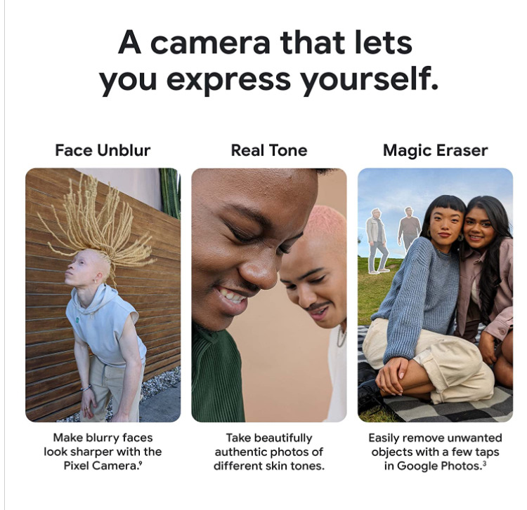 Google Pixel 6a GX7AS - 128GB - Charcoal Unlocked