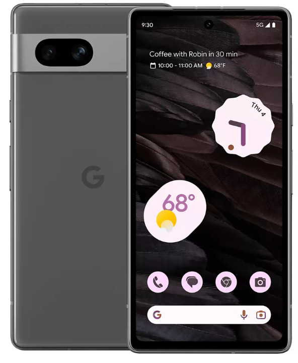 Google Pixel 7a 128GB Charcoal Unlocked Smartphone