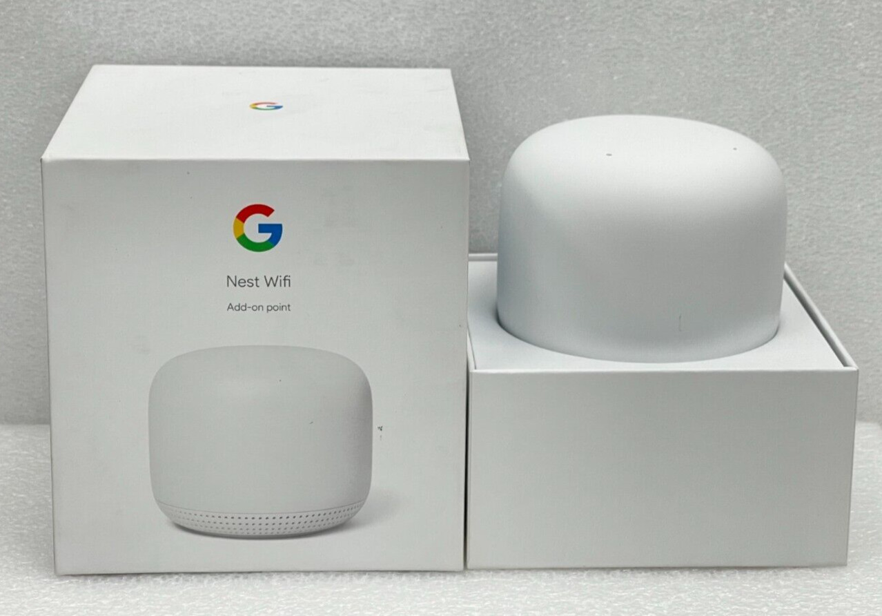 Google Nest Wifi Point (Snow GA00667-US) - Like New