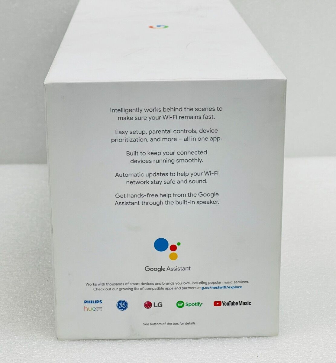 Google Nest Wifi Router with 2 Points - Snow