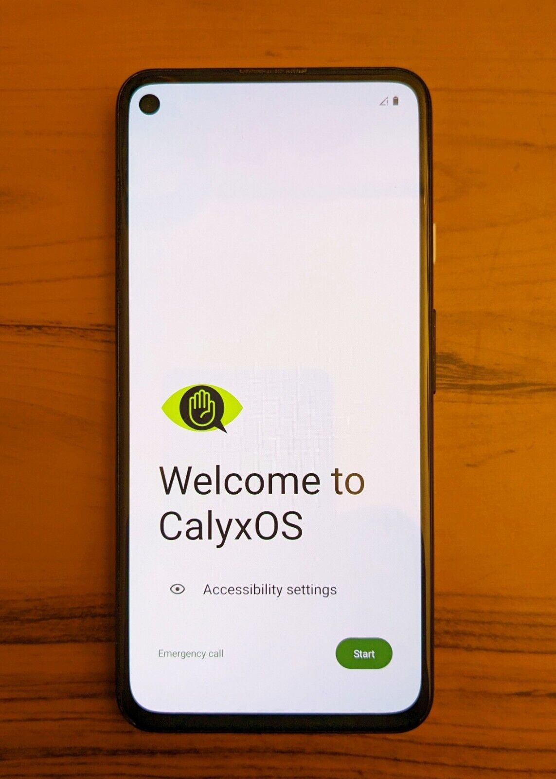 Google Pixel 4a 5G with CalyxOS privacy