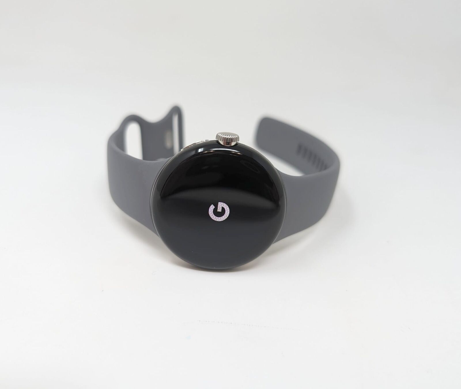 Google Pixel Watch 41mm Silver Stainless Steel - Charcoal