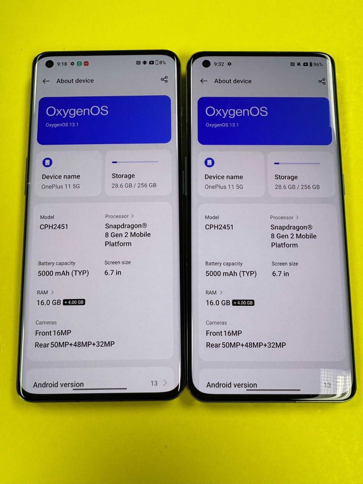 OnePlus 11 5G - 128GB, 256GB Unlocked Smartphone