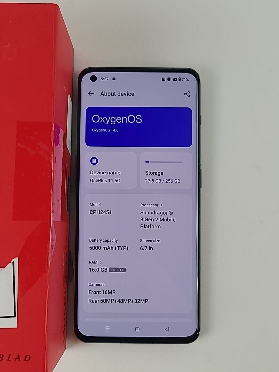 OnePlus 11 5G - 256GB - Titan Black