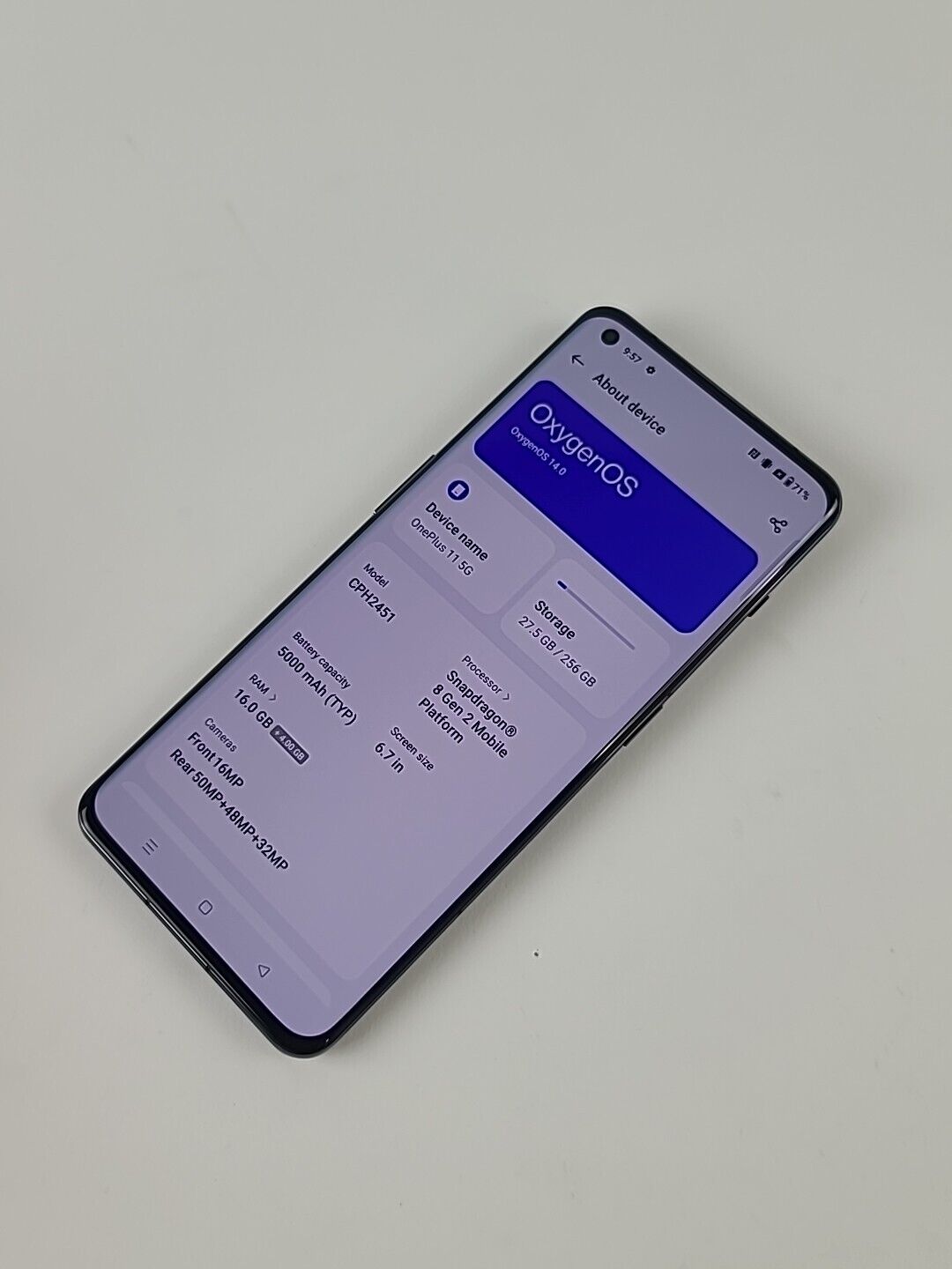 OnePlus 11 5G - 256GB - Titan Black