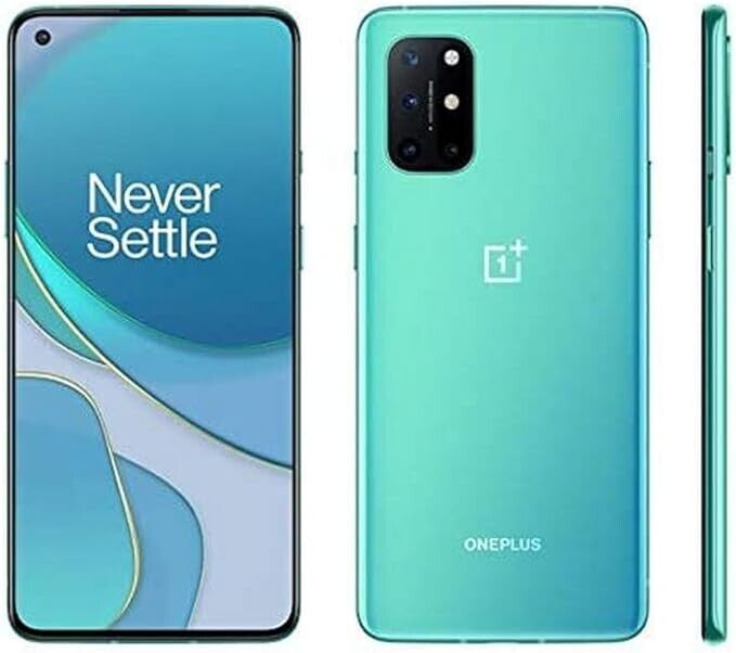 OnePlus 8T+ KB2007 5G 256GB T-Mobile Unlocked Aquamarine