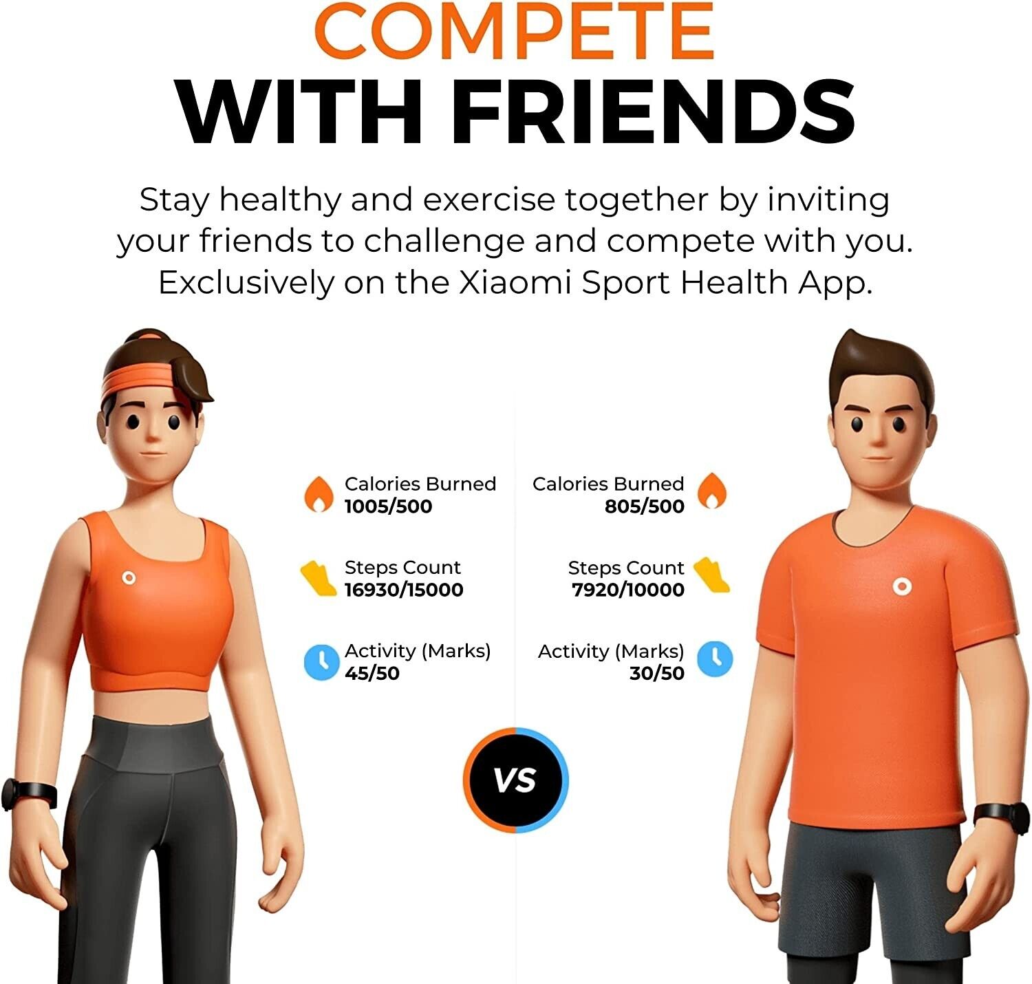 Xiaomi Mi Band 7 Large 1.62" AMOLED - USA Version