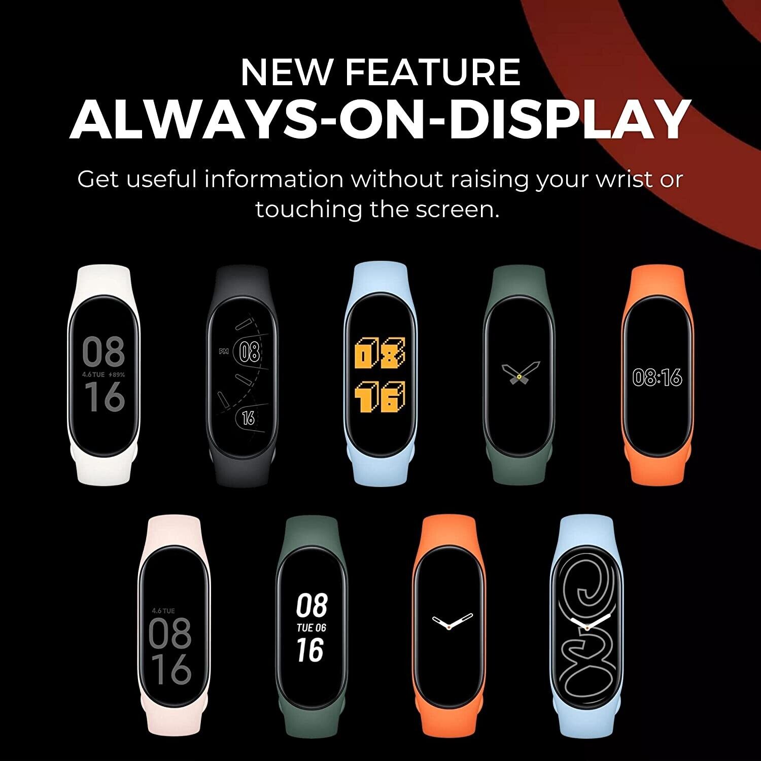 Xiaomi Mi Band 7 Large 1.62" AMOLED - USA Version