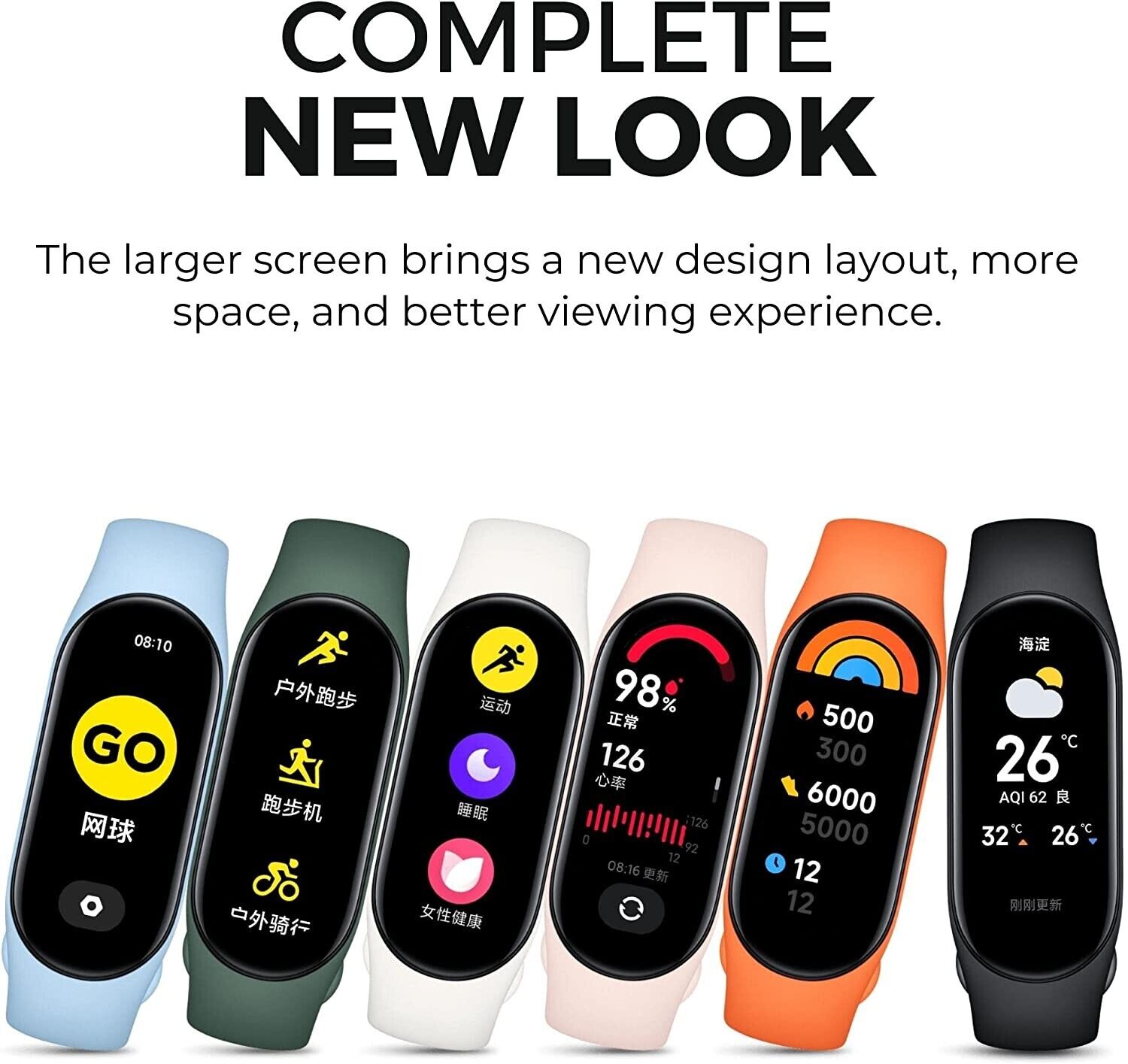Xiaomi Mi Band 7 Large 1.62" AMOLED - USA Version