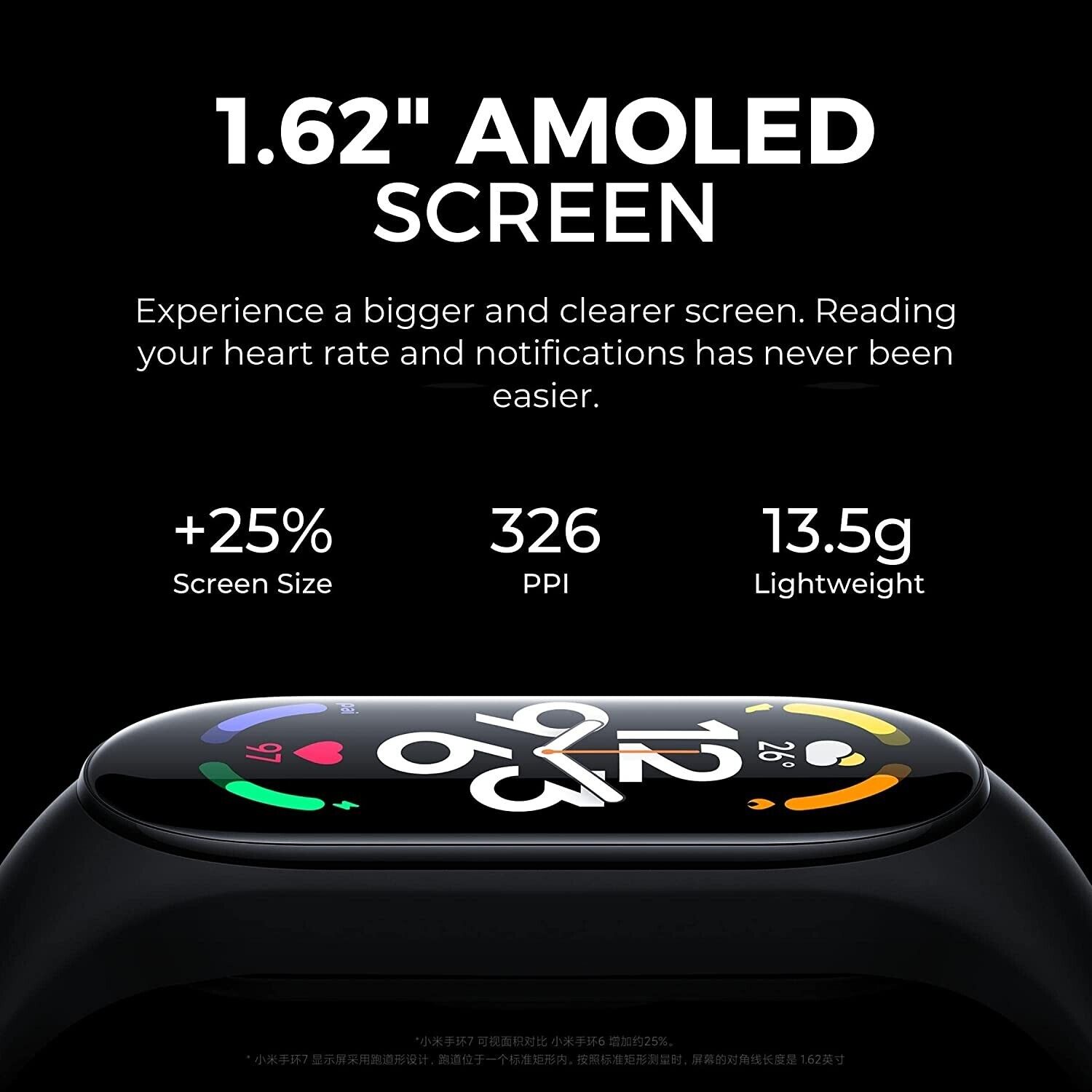 Xiaomi Mi Band 7 Large 1.62" AMOLED - USA Version