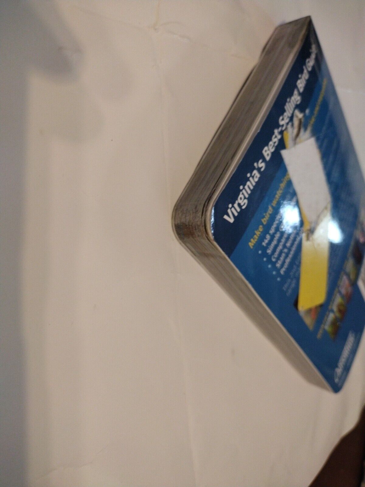 Virginia's bird field guide with damaged back cover