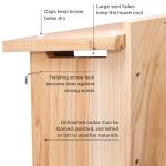 Large Cedar Owl House - Premium & Weatherproof Design