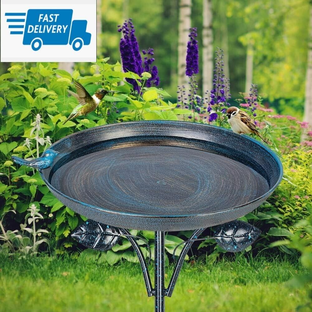 Metal Bird Baths for Outdoor Wild Birds