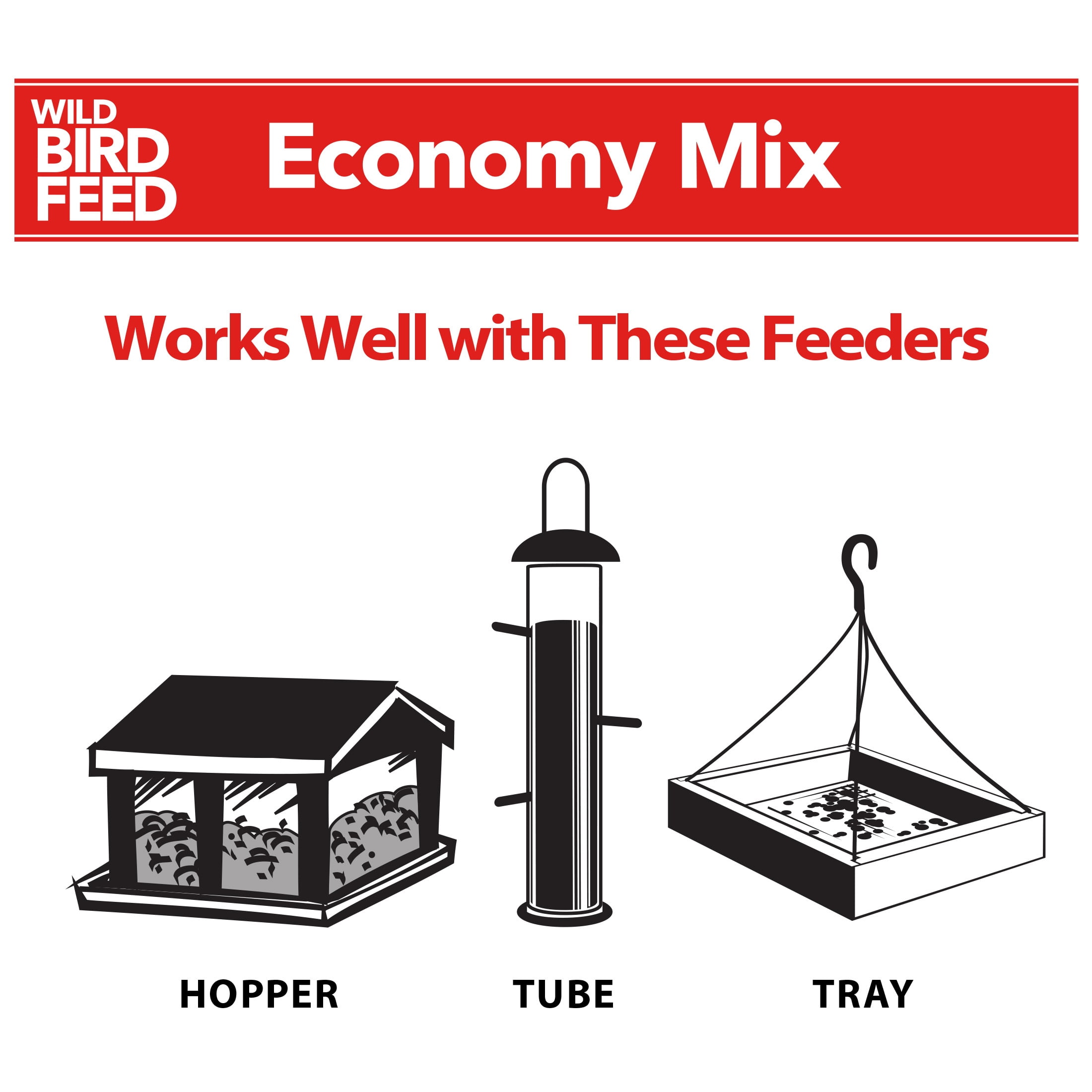 20 lb. Bag of Economy Blend Wild Bird Feed