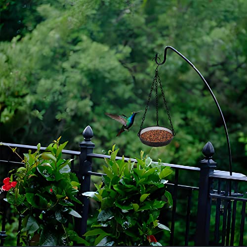 Metal Mesh Hanging Bird Feeder for Outdoor Garden