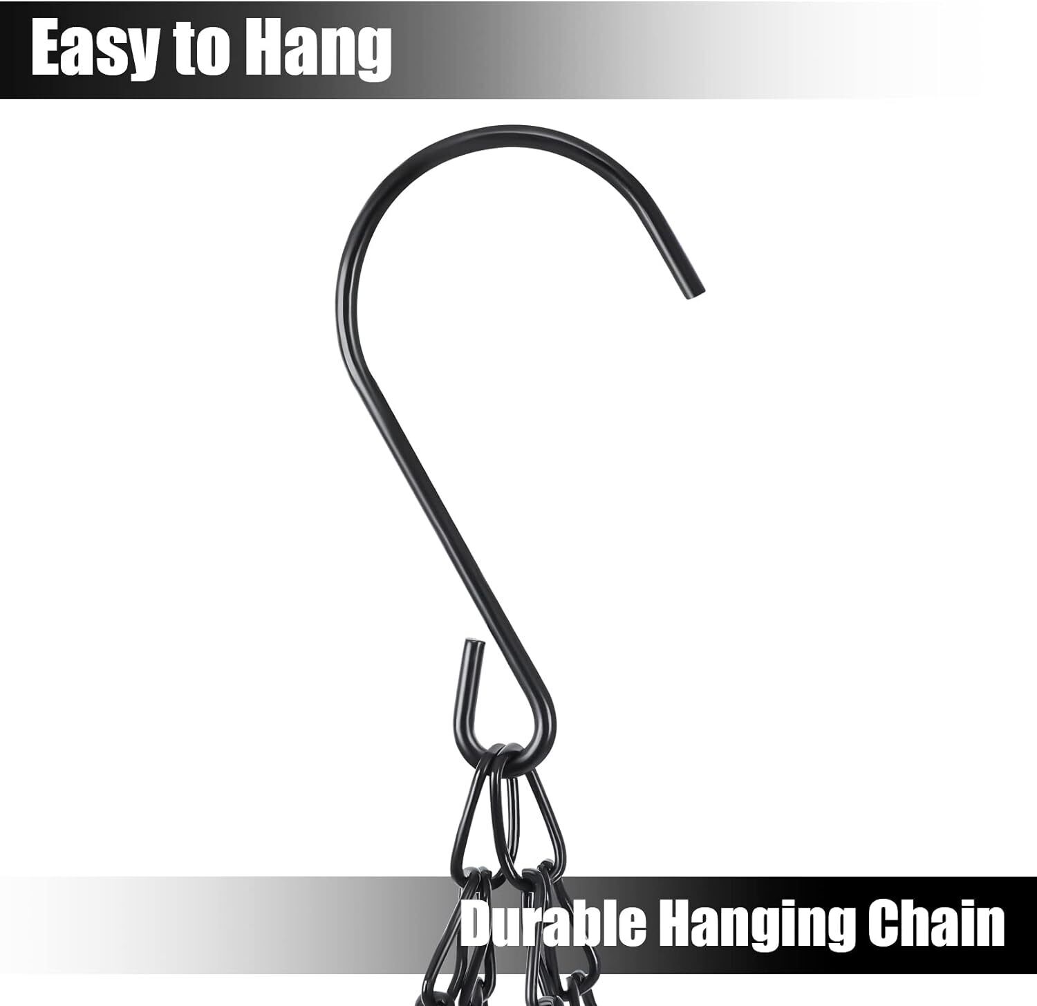 Outdoor Garden Hanging Bird Feeder Trays - 2Pack