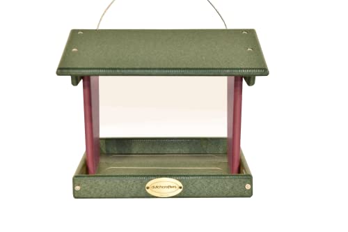 Amish-Made Hanging Bird Feeder for Outdoor Wild Birds