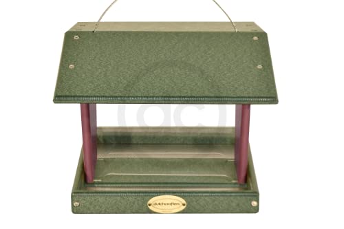 Amish-Made Hanging Bird Feeder for Outdoor Wild Birds