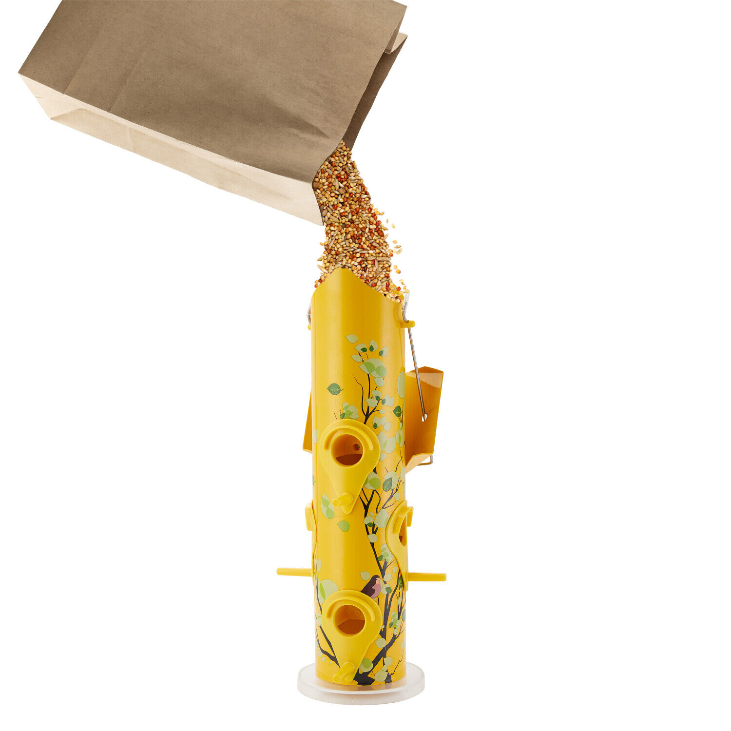 Kingsyard 14'' Tube Bird Feeder - Squirrel-Proof