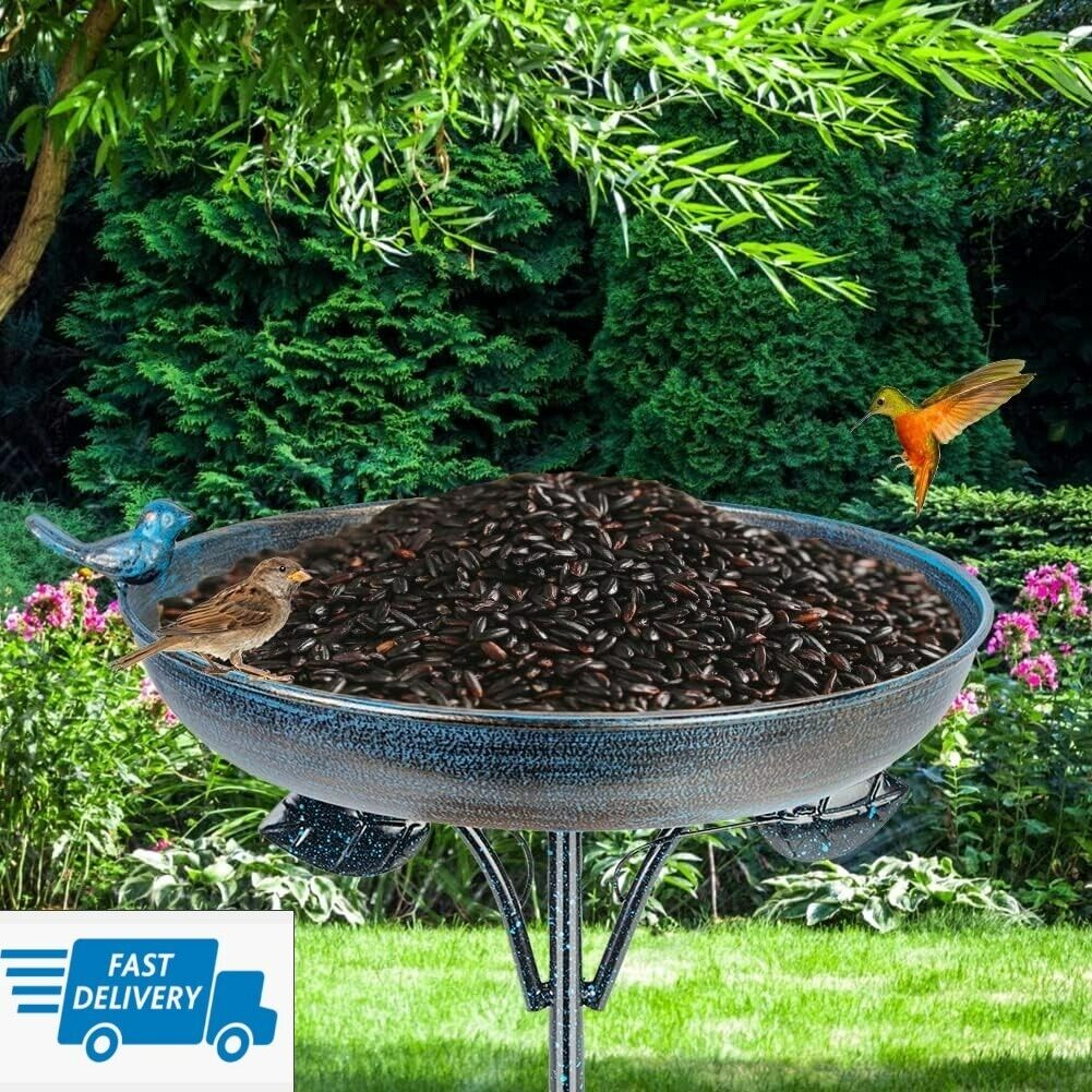 Metal Bird Baths for Outdoor Wild Birds