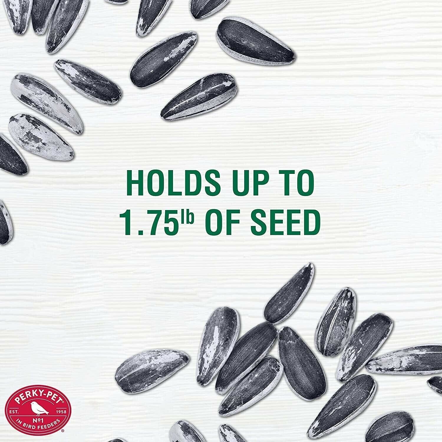 Classic Wild Bird Feeder: Hanging Tube, Premium Seed