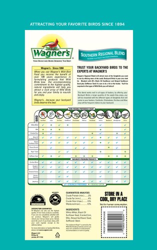 Southern Regional Blend Wild Bird Food - 20lb Bag