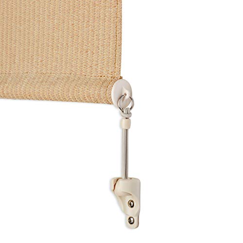 Almond 4' x 6' Coolaroo Outdoor Roller Shade