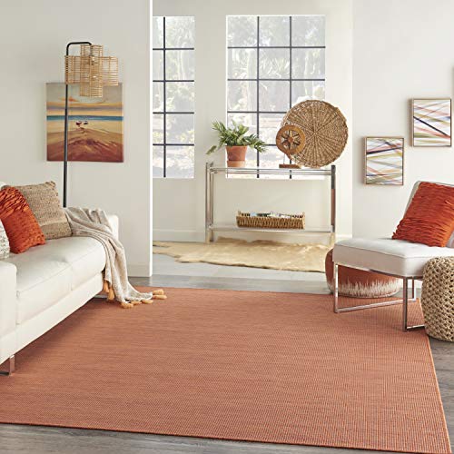 Nourison Positano Terracotta Indoor-Outdoor Area Rug, 8x10