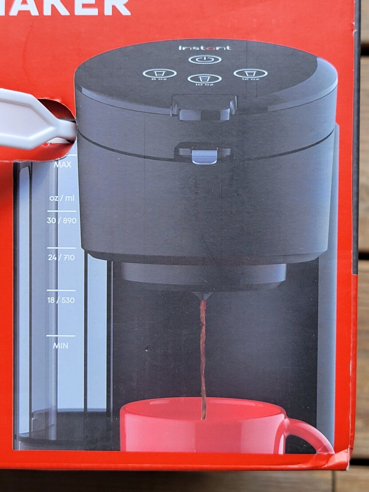 Black 2-in-1 Coffee Maker for K-Cup Pods