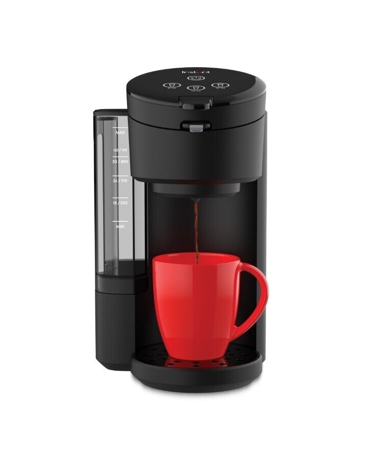 Black 2-in-1 Coffee Maker for K-Cup Pods