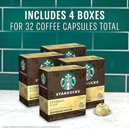 Starbucks Nespresso Veranda Blend Coffee Capsules (32-pack)