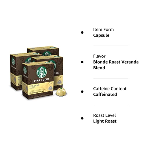 Starbucks Nespresso Veranda Blend Coffee Capsules (32-pack)