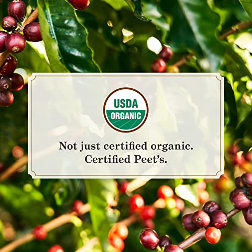 Peet's Coffee, Dark Roast Ground Coffee - Organic French
