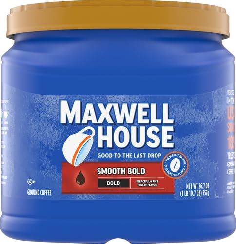 Maxwell House Bold Dark Roast Coffee Canister (26.7 oz)