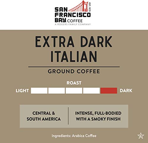 San Francisco Bay Extra Dark Italian Ground Coffee (28oz)
