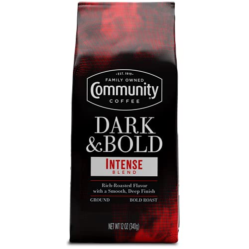 Community Coffee Dark & Bold Intense Blend 12oz Bag