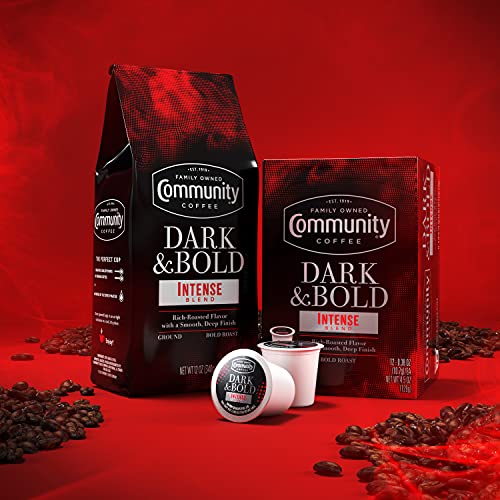 Community Coffee Dark & Bold Intense Blend 12oz Bag