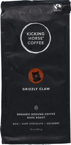 10 oz Kicking Horse Grizzly Claw Dark Roast Coffee