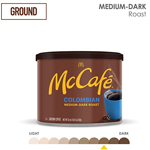 McCafe Colombian Medium-Dark Roast Ground Coffee, 24 oz
