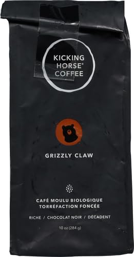 10 oz Kicking Horse Grizzly Claw Dark Roast Coffee